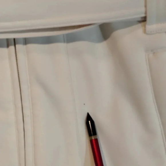 Marika Women's White Long Sleeve Zippered Belted Trench Coat NWOT Size  Large - Picture 15 of 16